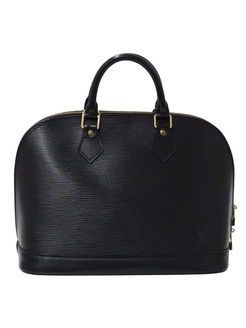 Louis Vuitton Bag Epi Handbag Alma PM Noir Gold Black